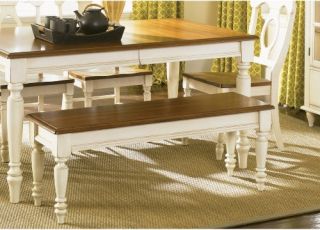 Liberty Furniture Low Country Sand Dining Bench