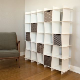 Sprout 25 Cube Wave Modern Bookcase   Kids Bookcases