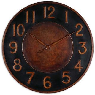 Matera Hand Forged Metal 35.75 in. Wall Clock   Wall Clocks