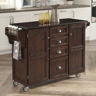 Home Styles Country Comfort Kitchen Cart   Kitchen Islands and Carts