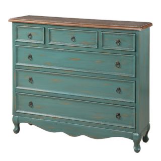 Gails Accents Cottage 6 Drawer Narrow Chest