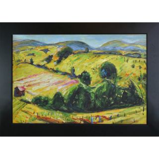 Fauve Landscape with Rolling Hills Canvas Art by Tori Home