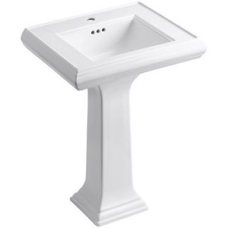 Memoirs Classic 24 Pedestal Bathroom Sink with Single Faucet Hole by