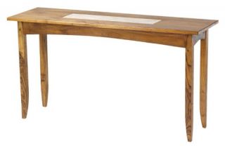 Travertine Inlay Dining Console Server   Buffets & Sideboards