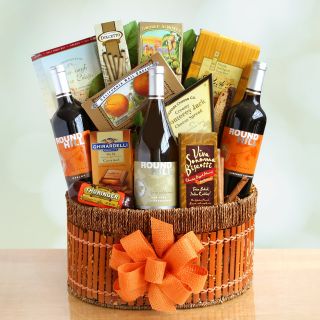 Sun Kissed Wine & Gourmet Gift Basket   Corporate Gift Baskets