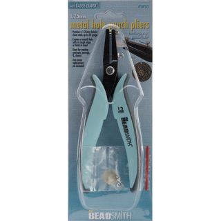 Beadsmith Metal Hole Punch Pliers with Guage Guard and Replacement Pin