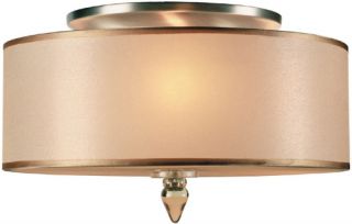 Crystorama Luxo 9503 AB 3 Light Semi Flush Mount   Semi Flush Mount Lights