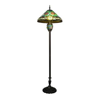 Tiffany style Stained Glass 3 light Floor Lamp