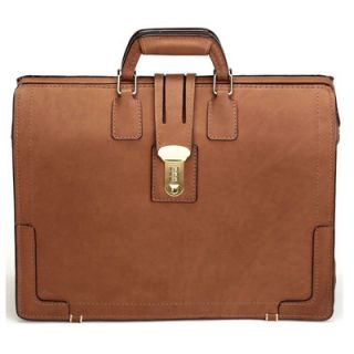 Classic Leather Laptop Briefcase by Korchmar