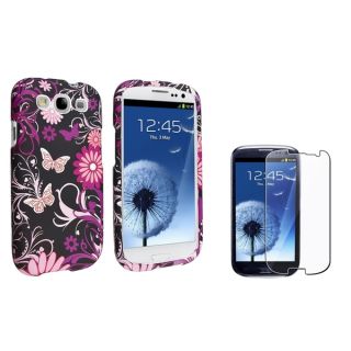 INSTEN Butterfly Phone Case Cover/ Screen Protector for Samsung Galaxy