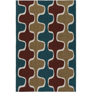Joan Clermont Teal/Rust/Gold Area Rug by Artistic Weavers