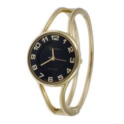 Geneva Platinum Womens Polished Bangle Watch   Shopping