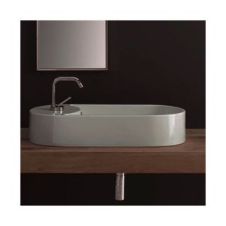 Scarabeo by Nameeks Seventy Above Counter Single Hole Bathroom Sink