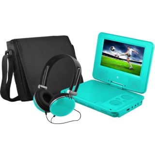 Ematic EPD707 Portable DVD Player   7 Display   480 x 234   Teal