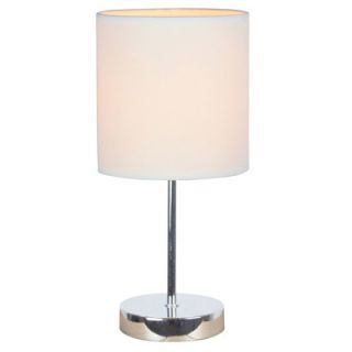 Simple Designs Mini Basic 11.81 H Table Lamp with Drum Shade by All