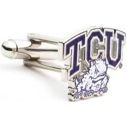 Mens Cufflinks Inc TCU Horned Frogs Purple/White  