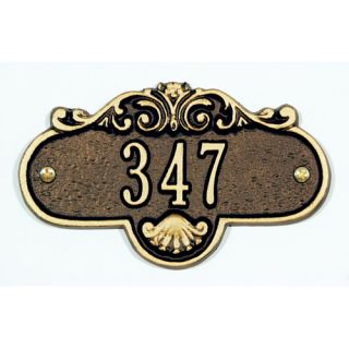 Whitehall Products Rochelle Ultra Petite Address Plaque