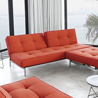Innovation Living Split Back Tufted Convertible Sofa   Futons