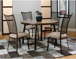 Cramco Bell 5 Piece Laminate Dining Table Set   Beige