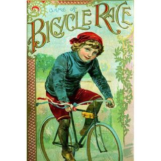 Game of Bicycle Race Vintage Advertisement by Buyenlarge