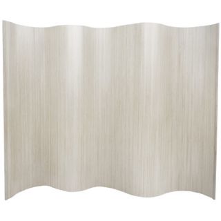 72.25 x 98 Bamboo Tree Tall Wave Room Divider by Oriental Furniture