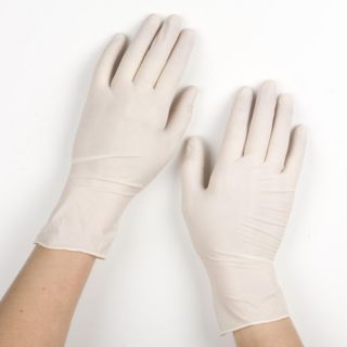 Aurelia Vintage Powdered Latex Exam Gloves   10 Boxes   Rubber Gloves