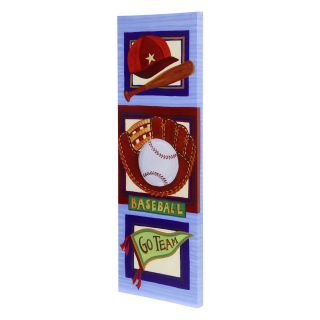 Baseball Wall Art   12W x 36H in.