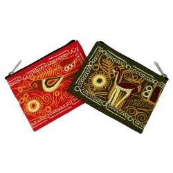 Set of 2 Hand embroidered Coin Purses (Peru)  ™ Shopping