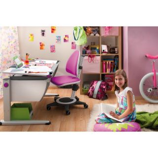 Moll Champion Kids Adjustable Desk Chair in Pink   Kids Desk Chairs