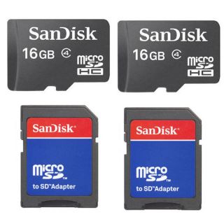 16GB MicroSD Memory Card with SD Adapter (Pack of 2)   15358704