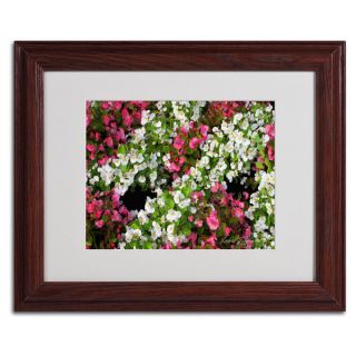 Kathie McCurdy Begonia Garden Framed Giclee Print Matted Art