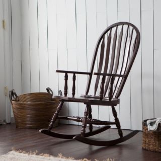 Belham Living Windsor Indoor Wood Rocking Chair – Espresso   Indoor Rocking Chairs