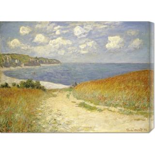 Big Canvas Co. Claude Monet Path In The Wheat at Pourville Stretched