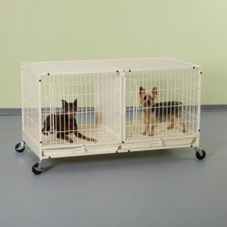 ProSelect Color Modular Cage with Plastic Tray   Ivory