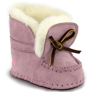 Dije California Baby Moccasins   Pink Suede   Kids Moccasins