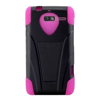 Insten T Stand Dual Layer Hybrid Stand PC/Silicone Phone Case Cover