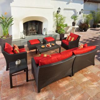 RST Outdoor Cantina 8 Piece Deep Seating Group with Cushions
