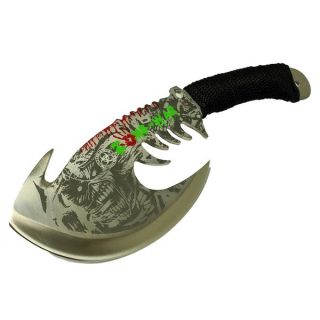 Zomb War 11.5 inch Zombie Axe Stainless Steel Blade Collectible