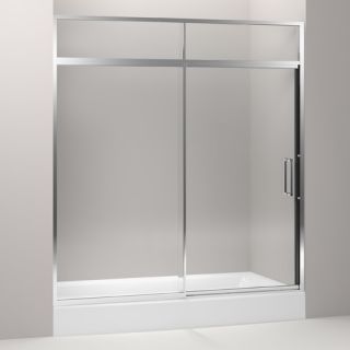 Kohler Lattis 89.5 x 72 Pivot Shower Door with Sliding Steam Transom