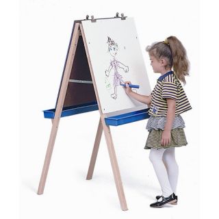 Adjustable Easel with Chalk and Write / Wipe Boards