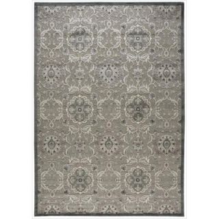 Nourison Graphic Illusions Grey Modern Transitional Rug (79 x 1010)