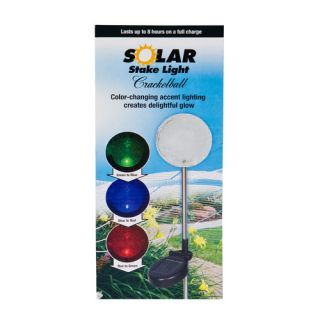 Headwind Consumer Products Solar Crackle Ball Garden Stake