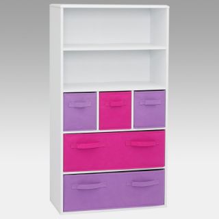4D Concepts Pastel Storage Bookcase   Pink   Bookcases