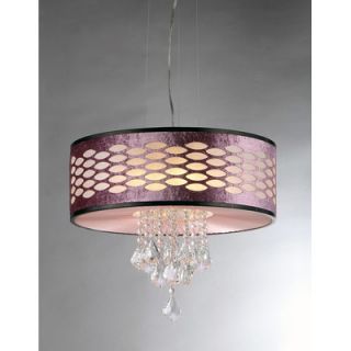 Light Crystal Drum Chandelier by Warehouse of Tiffany
