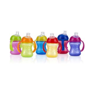Nuby 2 Handle Super Spout 7 ounce No Spill Cup (Pack of 6)   16900168