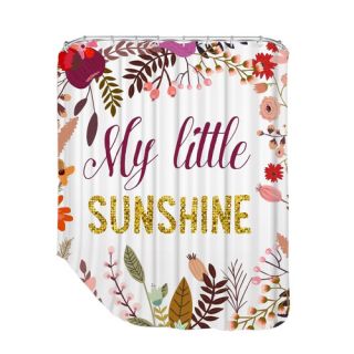 My Little Sunshine Shower Curtain by Americanflat