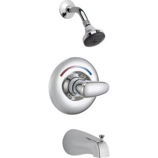 Delta Commercial Classic Universal Chrome Tub and Shower Trim