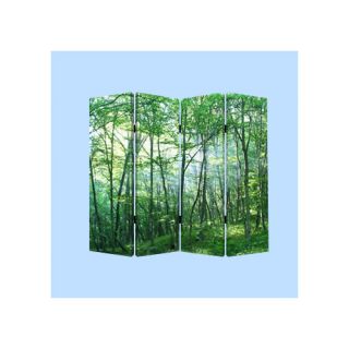 Screen Gems 84 x 84 Prolific Forest Screen 4 Panel Room Divider