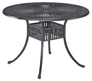 Home Styles Largo 42 in. Round Outdoor Dining Table   Patio Dining Tables