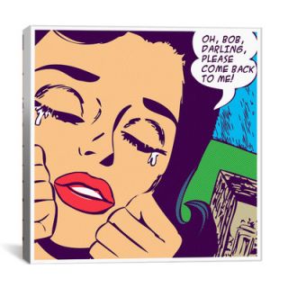 Come Back to Me Comic Book by Roy Lichtenstein Graphic Art on Canvas